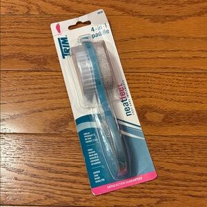 Trim Feet Pies 4-in-1 Foot Paddle Clean Callus Remover Skin Travel Self Pedicure